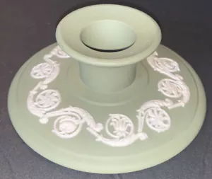 KEILHOLZ CELADON hellgrüner Kerzenhalter graviertes Keilholz hergestellt ENG. #2 & Go - Bild 1 von 11