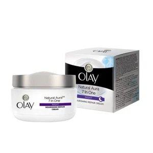 1 Pcs Olay Night Cream Natural Aura Nourishing Repair Cream (50 gram Each Pack) - Picture 1 of 6