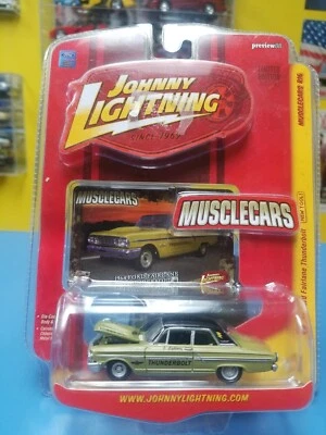 JOHNNY LIGHTNING MUSCLECARS    '64 FORD FAIRLANE THUNDERBOLT R16 LIMITED EDITION - Image 1 of 4