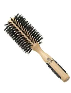 Kent PF03 Volumising Round Hair Brush Wooden Hair Brush 60mm Diameter - Picture 1 of 1