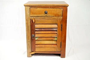 Vintage Nightstand End Table Oak, Cherry and Walnut Chest of Drawers-Incredible! - Picture 1 of 24