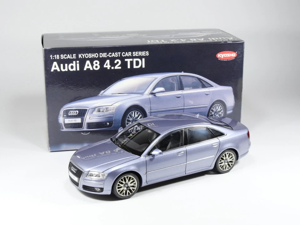KYOSHO - 09211LS - Audi  A8 4.2 L TDI - Gris métal - En boite - Photo 1/4