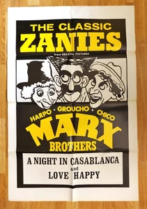 THE CLASSIC ZANIES - Marx Brothers - 27x41" - 1971 Original Movie Poster - Bild 1 von 1