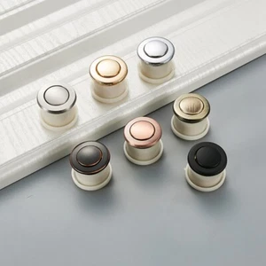 Zinc Alloy Cabinet Handles Retractable Knobs Drawer Closet Door Furniture Handle - Picture 1 of 15