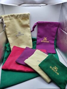 Set of 8 Arbonne fabric bags