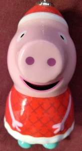 PEPPA PIG Decoupage Christmas Holiday Ornament RUZ New With Tag RARE Collectible - Picture 1 of 9
