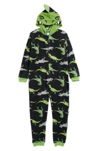 SAINT EVE Boy's 8 Dinosaur Hooded Blanket 1 Pc Pajama Sleeper NWT - Picture 1 of 1