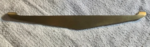 12”L Brass Antique Hardware Art Deco Atomic Drawer Pull Handle 11 1/2”Centers Cover