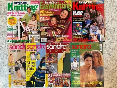 Hand Knit Pattern Magazines - 6 issues - Image 1 of 4