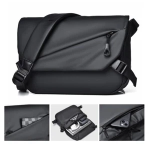 Men's Cross Body Shoulder Bag Waterproof Sling Sports Messenger Pack - Picture 1 of 27