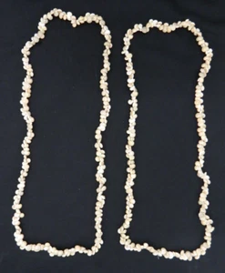 Sea Shell Necklaces 2 quantity 20" length NEW - Picture 1 of 8