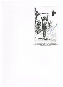 Rudolf Ismayr - Olympiasieger 1932 im Gewichtheben - Silber 1936 - Bild 1 von 1
