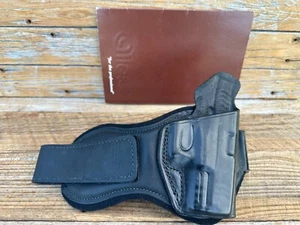 Beautiful Alessi Black Leather Ankle Holster Rig For Springfield XD M 3.8" - Picture 1 of 3