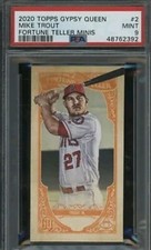 2020 TOPPS GYPSY QUEEN FORTUNE TELLER MINI #2 MIKE TROUT PSA 9 MINT 