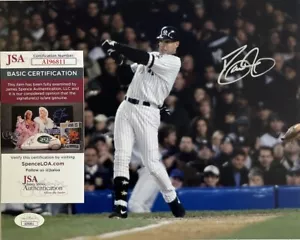 David Christopher Justice New York Yankees Signed Autographed 10x8 Photo JSA COA - Picture 1 of 7