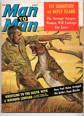 Man To Man Vol. 13 #7 Picture Magazines Inc. March 1963 Mens Adventure Pulp - Image 1 of 2