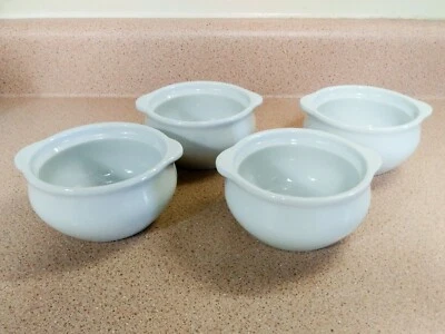 Set of FOUR Oneida White Mini Dipping Sauce Berry Desert Bowls - Image 1 of 4