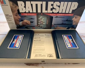 Vintage BattleShip Board Game MB 100% Complete 1990 Classic Naval Combat Game - Picture 1 of 12