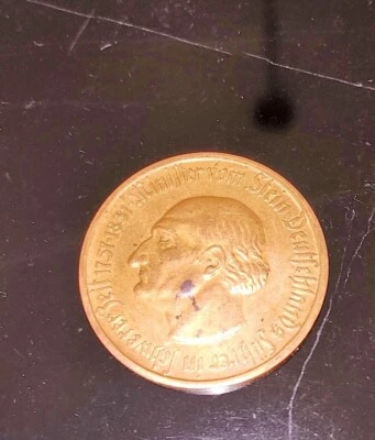 10000 Mark German - Westfalen Freiherr Vom Stein Commemorative issue 1923. - Image 1 of 2