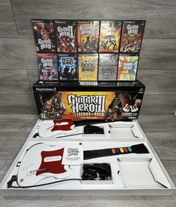 Guitar Hero III Legends of Rock Special Controller Bundle Lot PlayStation 2 PS2 - Picture 1 of 19
