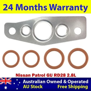 Oil Feed & Return Pipe Gasket Kit For Nissan Patrol GU RD28 2.8L - Picture 1 of 2