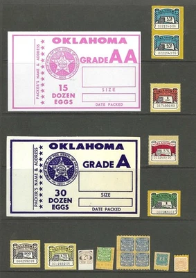 Lot of (87) US State of OKLAHOMA OK Revenue Stamps MINT HIGH CAT VALUE LOOK!!! - Image 1 of 2