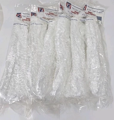 Lot of 6 Packs White Jumbo Loopy Chenille Blue Jay Super Tex Craft Designer - Image 1 of 3