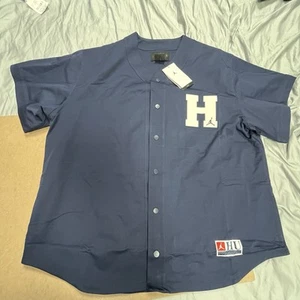Jordan X Howard University Baseball Top Blue Men’s Size XL  FJ9331-419 - Picture 1 of 8