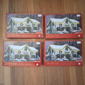 4 Boxes Of 100 Icicle Lights Add A Set St. Nicholas White Wire Clear Bulb, New - Picture 1 of 5