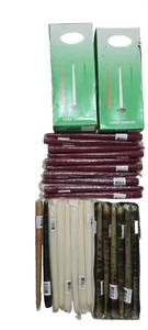 Juego de velas cónicas mixtas de 30-10 pulgadas sin perfume para Navidad - Imagen 1 de 5