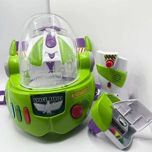 Disney Pixar Toy Story Buzz Lightyear Space Ranger Star Command Casco Jet Pack - Imagen 1 de 14