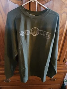 WINKERNDE EIDECHSE TAVERNE CLEVELAND OHIO BEREICHE SWEATSHIRT BAUMWOLLE NEUTRAL GRÜN L - Bild 1 von 4