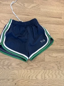 Vintage 80s Striped Athletic Youth Size Small 8-10 Kids Boys Running Gym Shorts - Picture 1 of 5