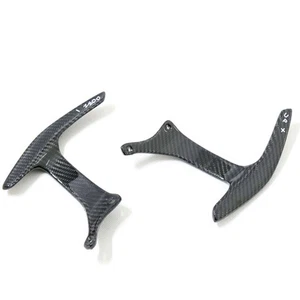 Carbon Fiber Steering Wheel Paddle Shifters For Ferrari 458 Spider Italia 10-15 - Foto 1 di 6