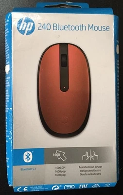HP Wireless Mouse 240 Red New Fast Delivery In Original Packaging - Image 1 of 2