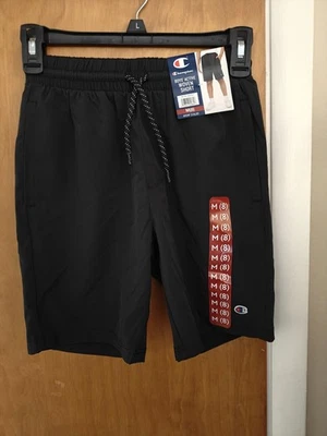 Pantalones Cortos Champion Active Negros Tejidos Niño Talla Mediana 8 Cordón Nuevos con Etiquetas Foto 1 de 4
