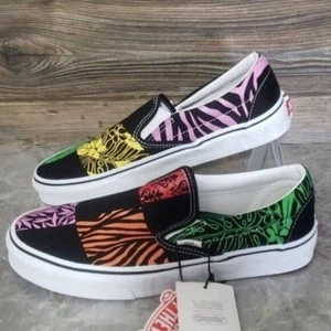 New Vans Classic Slip On Crayola Diy Trace Your Dreams Sneakers - Picture 1 of 8
