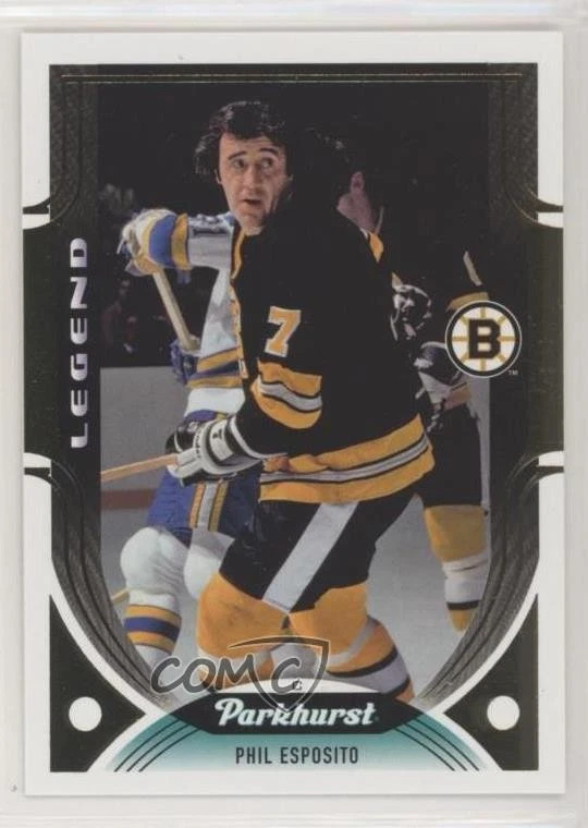 2020-21 Upper Deck Parkhurst Legends Gold Foil Phil Esposito #325 HOF - Image 1 of 2