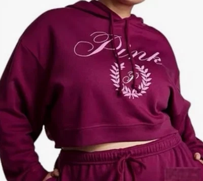 NUEVO CON ETIQUETAS, Sudadera con Capucha Recortada Victorias Secret, Talla 2XL Foto 1 de 4