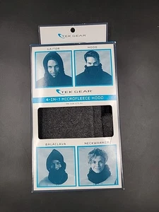 NEW 4-in-1 Microfleece Hood by Tek Gear, One Size, Charcoal Color - Picture 1 of 2