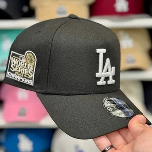 New Era LA Dodgers A-Frame 'World Series' 9FORTY Snapback Red Under-brim - Picture 1 of 4