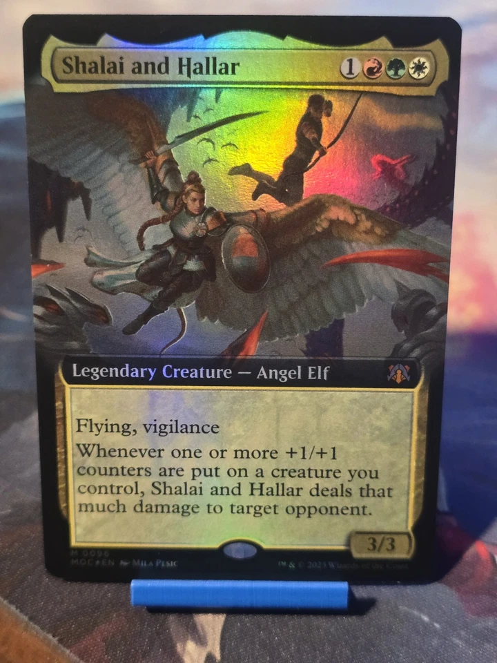 Shalai and Hallar (Extended Art) Commander: March of the Machine Foil - Image 1 of 1