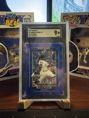 2019 Panini Donruss - Elite Series Ronald Acuña Jr. #ES1 Blue /249 - Image 1 of 2