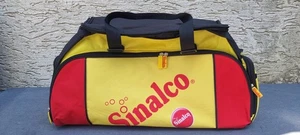 Sinalco Rucksack Schultertertasche Umhängetasche Tragetasche Gelb Rot  Werbung - Bild 1 von 4