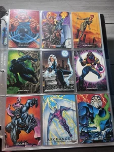 SkyBox Marvel Masterpieces 1992 set base completo 1-100 - Foto 1 di 11