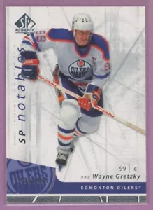 2006 06-07 SP AUTÉNTICO SP ENGRASADORES NOTABLES WAYNE GRETZKY #160 #'d 499/999 - Imagen 1 de 1