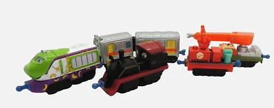 Toy Train Mixed Lot of 5 Learning Curve Chuggington Metal Emery Old Puffer Fire - Image 1 of 4