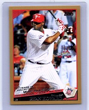 2009 Topps Updates & Highlights #UH260 Ryan Howard /2009 Gold Border Excellent