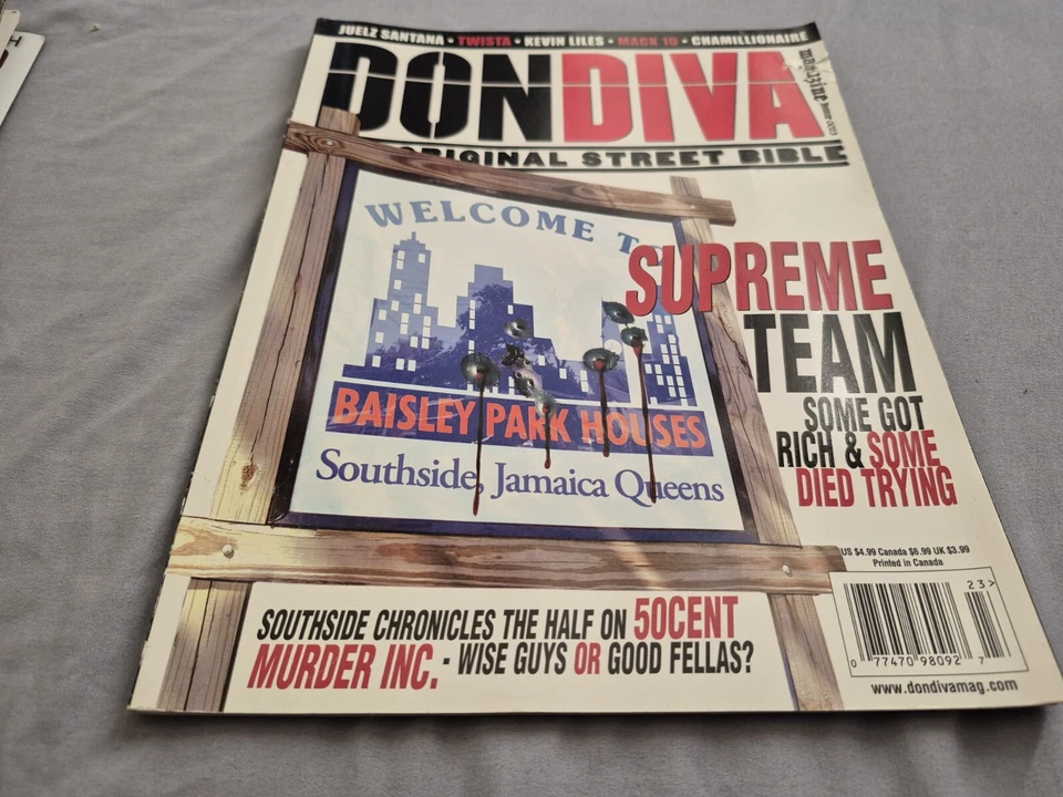 DON DIVA magazine Supreme Team 50 Cent Juelz Santana Twista Kevin Liles Mack 10 - Image 1 of 1
