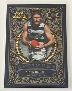 2022 AFL Select Optimum - MARK BLICAVS Geelong Cats Optimum+ OP57 #273/450 - Picture 1 of 2